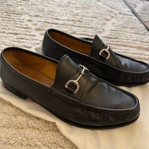 Gucci 1953 Horsebit Loafer Black Leather Men’s Size 10
